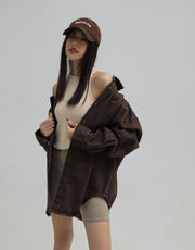 Asymmetrical Shoulder Ribbed Tank