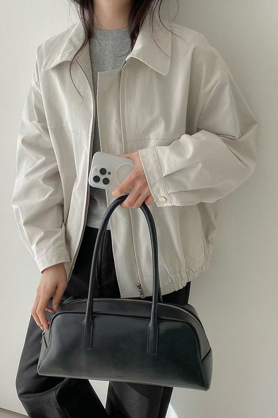 Clean Line Cotton Blouson