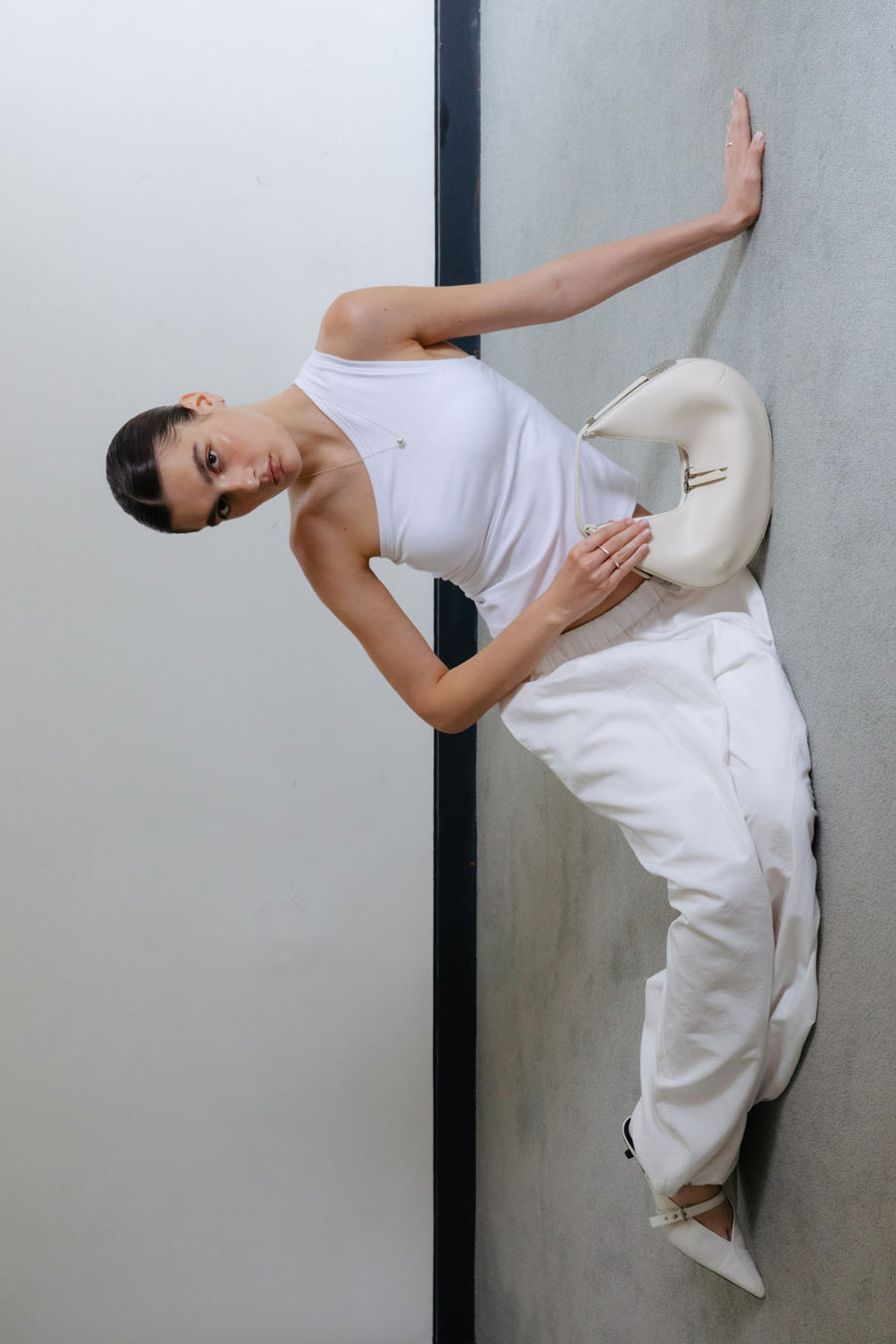 by DOE - One Shoulder Stretchy Bra Tank (PREORDER)