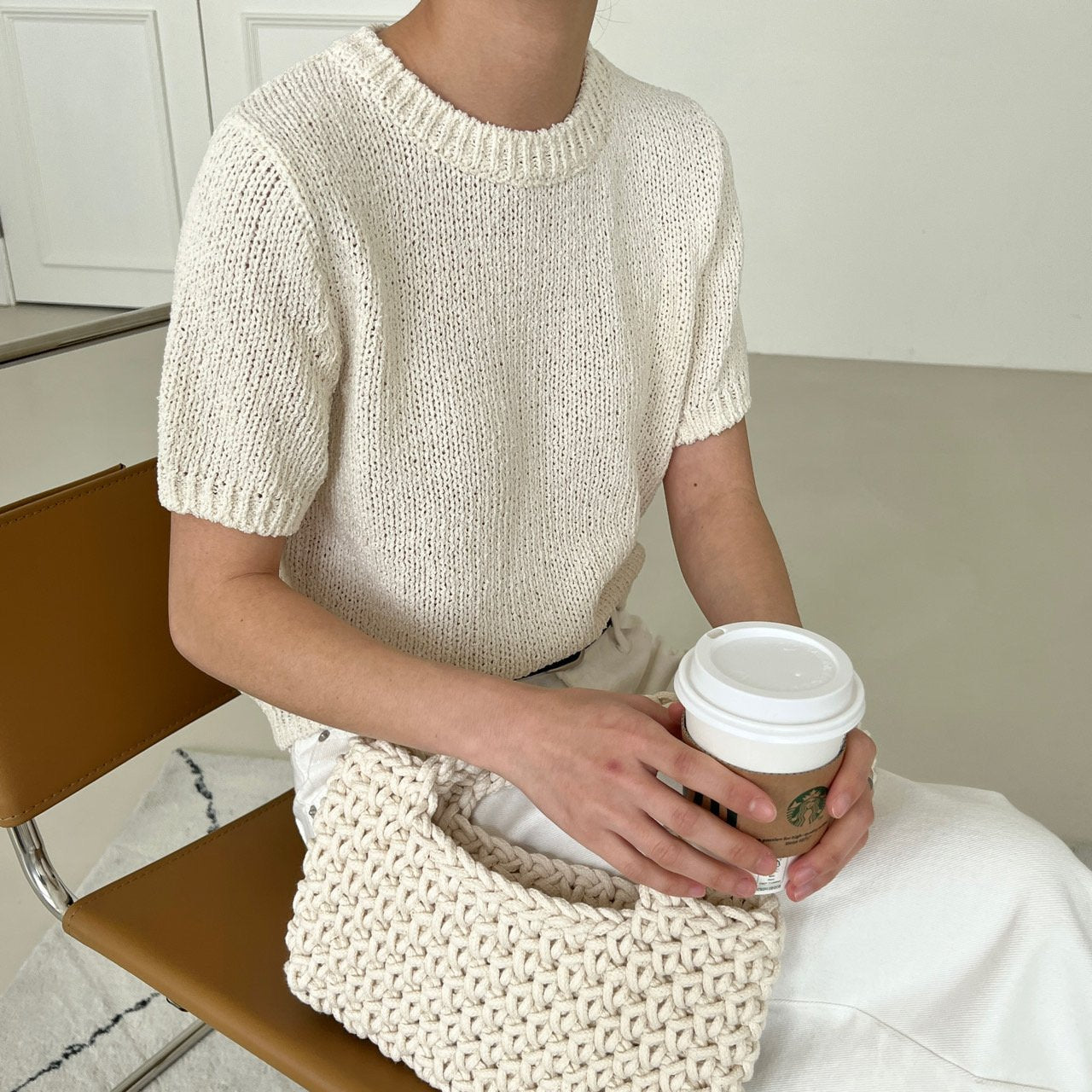 Cream Cotton Knit