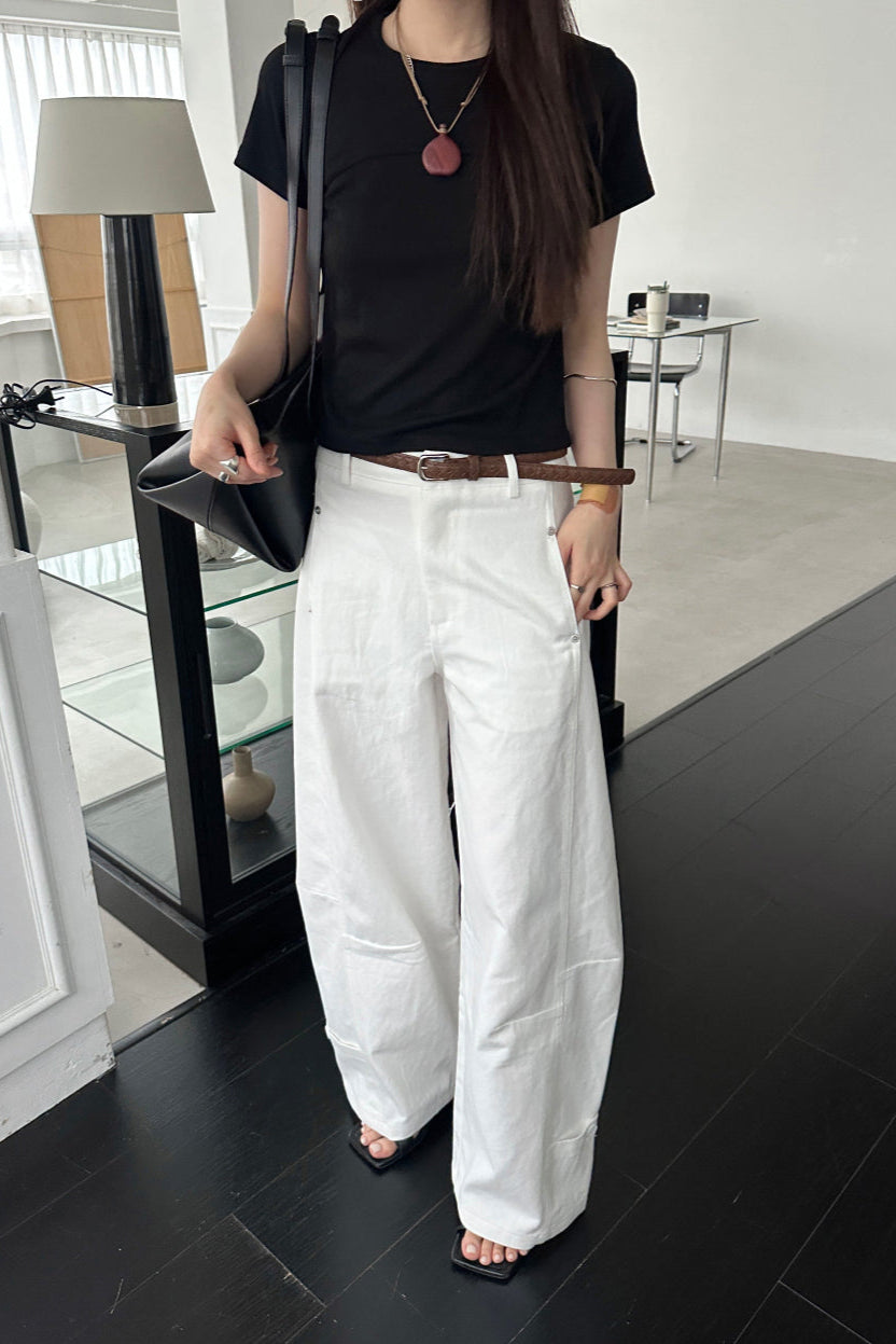 Belted Cup Slacks (PREORDER)