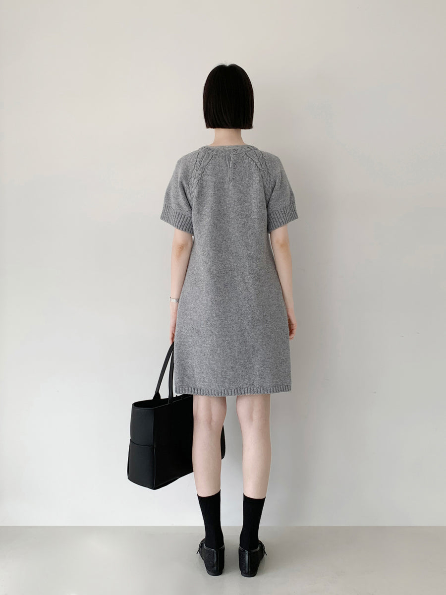 Cozy Cable Knit Dress