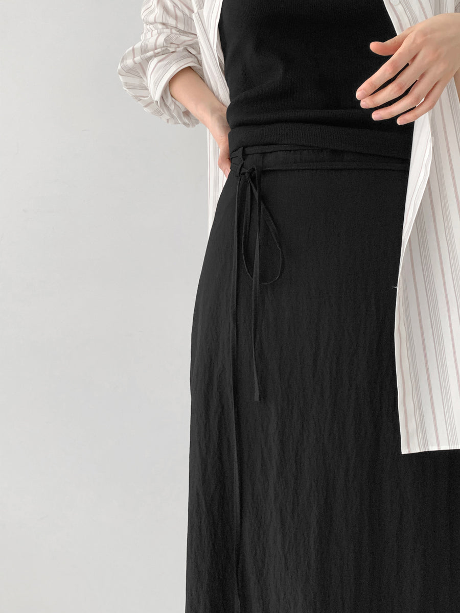 Textured Came Skirt