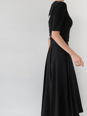 Slit Half Sleeves Tee