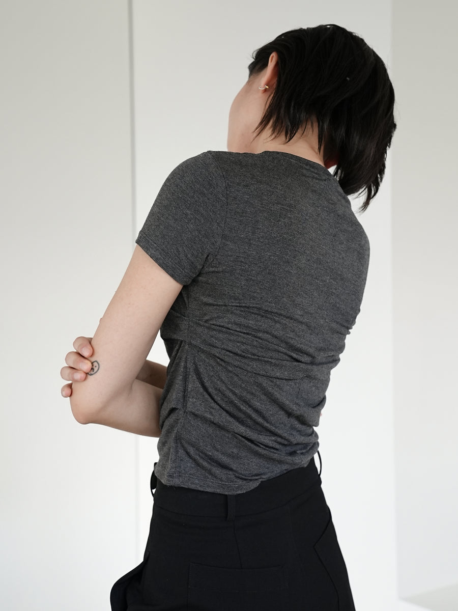 by DOE - Side Pleated Soft Tee