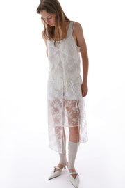 by DOE - Lace Embroidery Wrap Skirt (PREORDER)