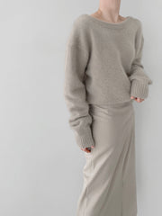 Angora Back Knit