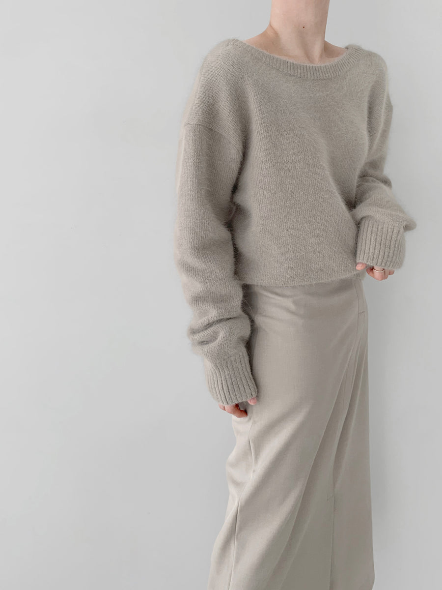 Angora Back Knit