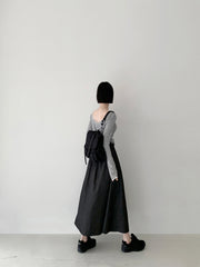 Waist-Detail Flared Skirt (PREORDER)