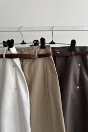 Belted Cup Slacks (PREORDER)