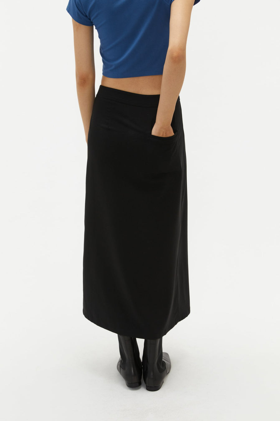 by DOE - Asymmetric A-Line Wrap Skirt