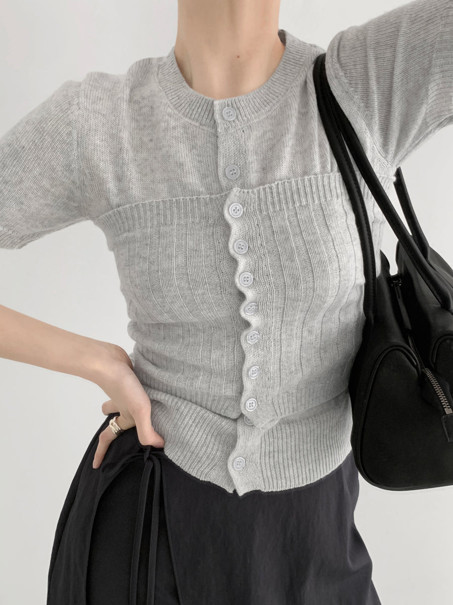 Lay Cardigan Bustier Set (PREORDER)