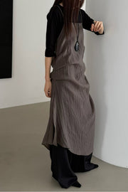 Muse Sheer Drape Slip Dress