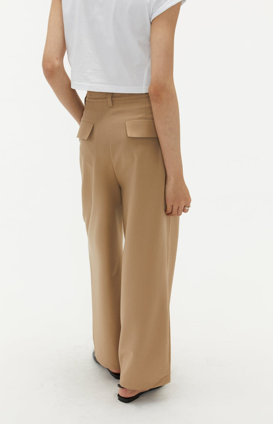 by DOE - Drawstring Pleated Suit Trousers