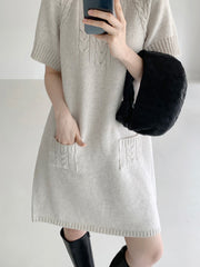 Cozy Cable Knit Dress