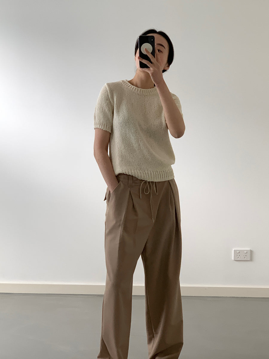 Cream Cotton Knit