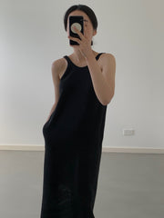by DOE - Stretchy Cutout Shoulder Maxi Dress