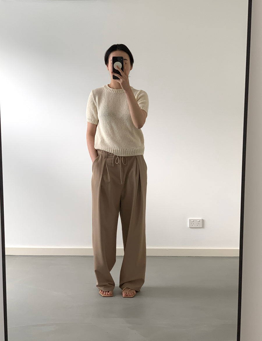 Cream Cotton Knit