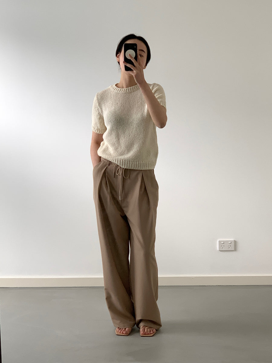 Cream Cotton Knit