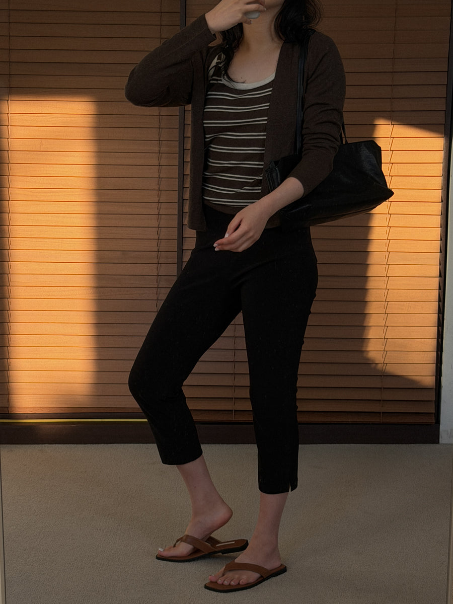 Split Hem Capris