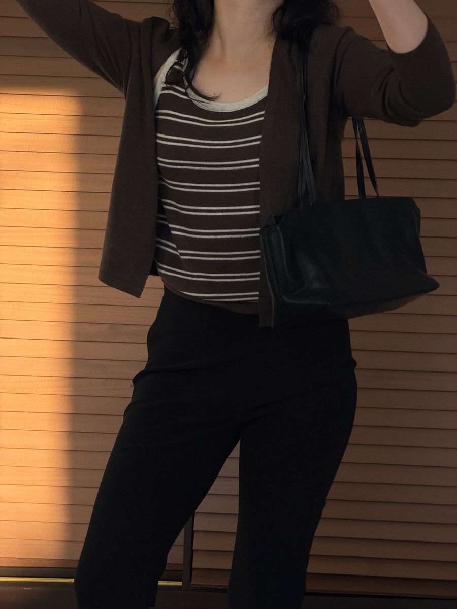 Cocoa Knit Cardi Set