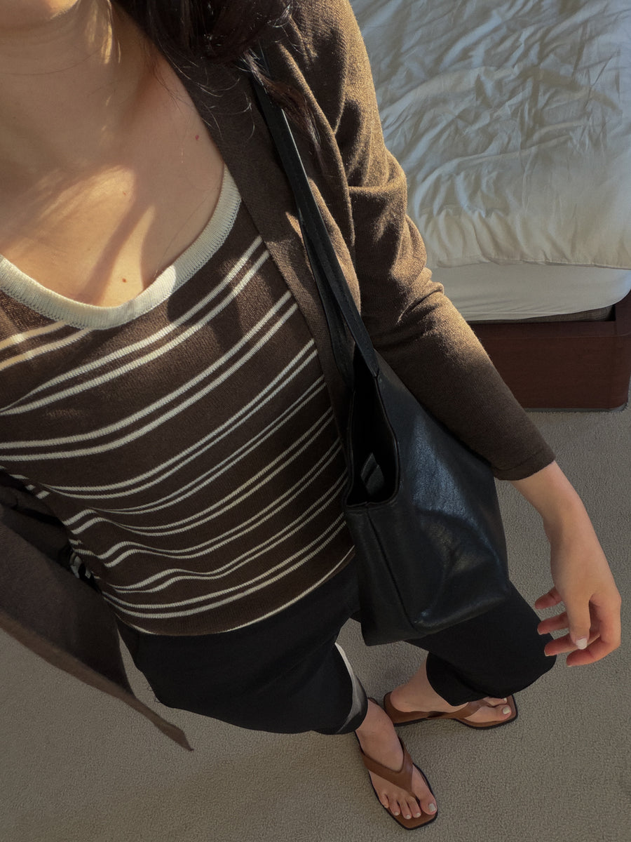 Cocoa Knit Cardi Set