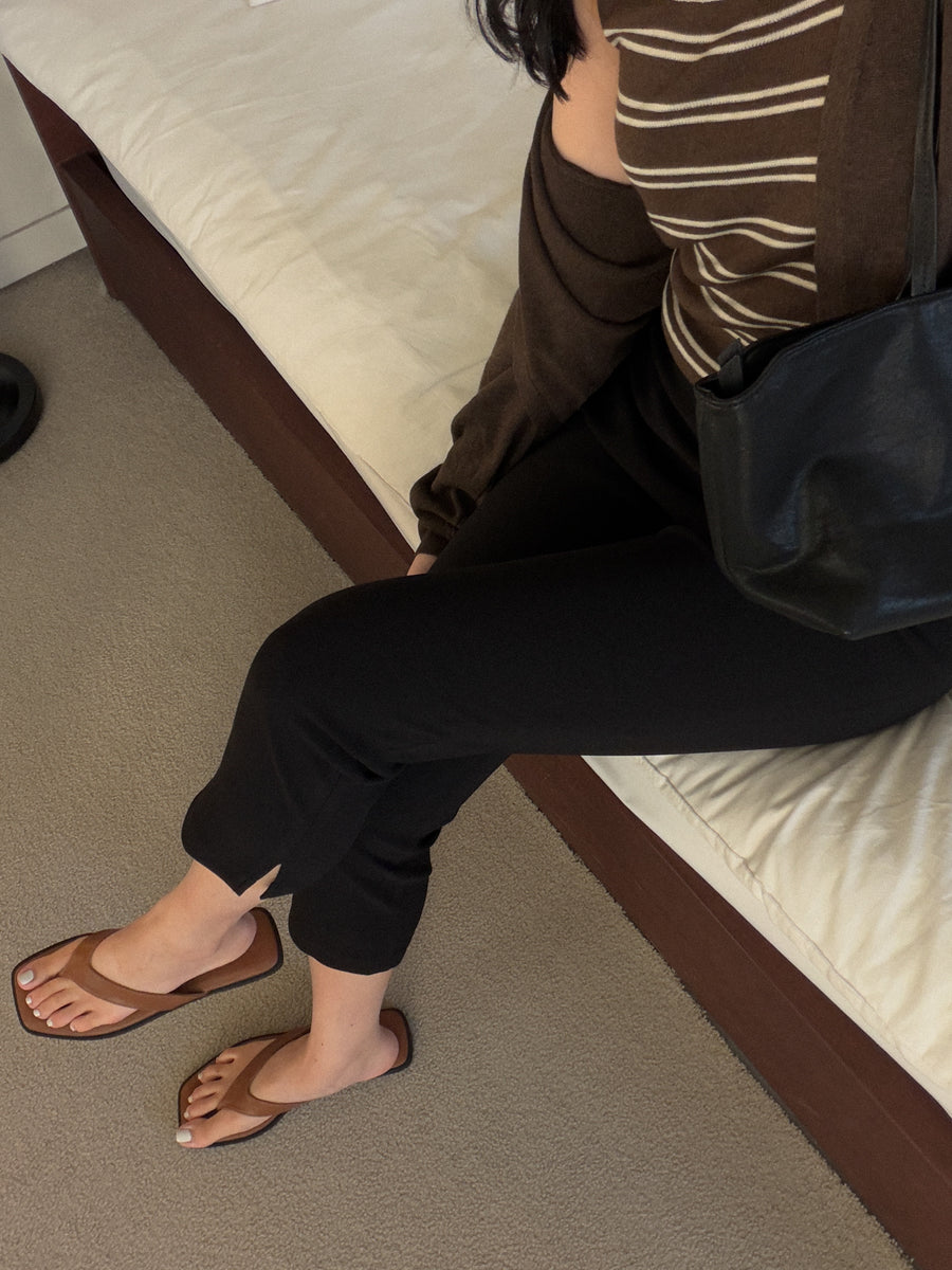Split Hem Capris