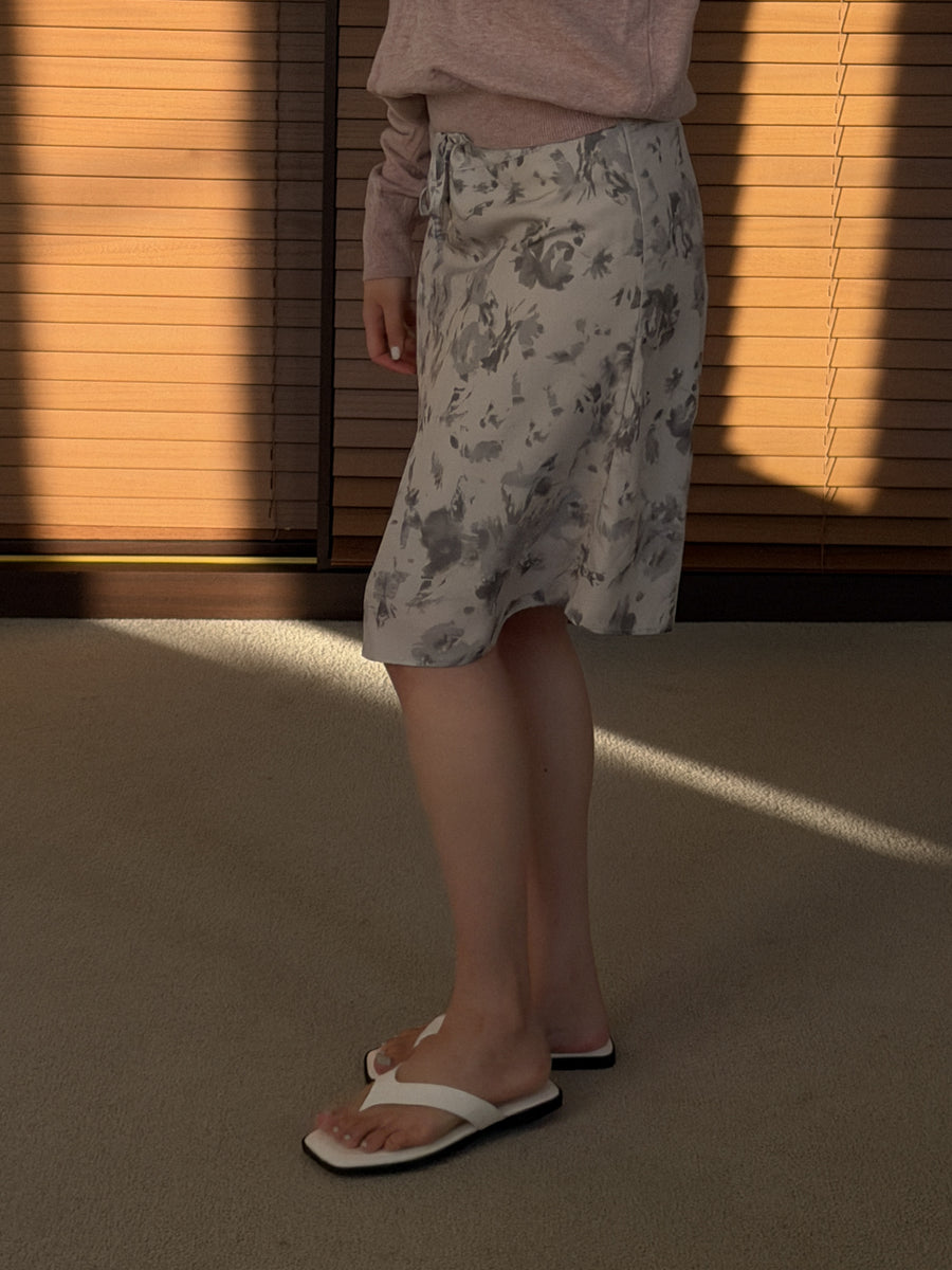 Watercolour Floral Skirt