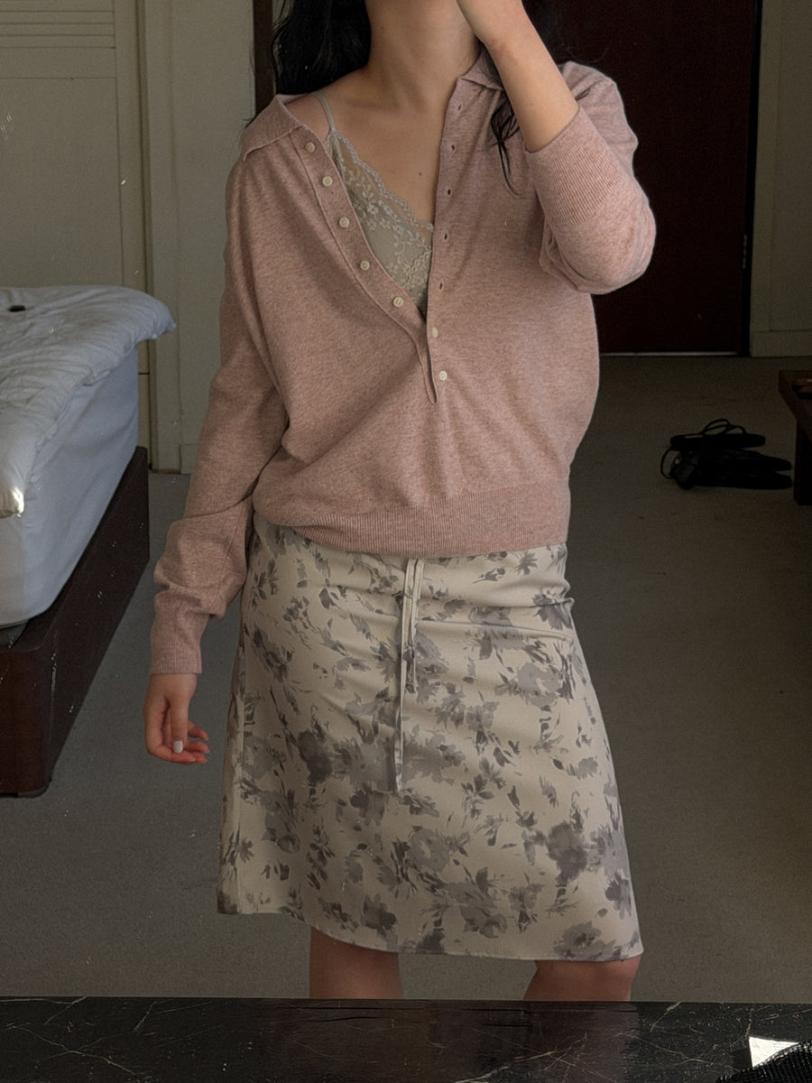 Watercolour Floral Skirt