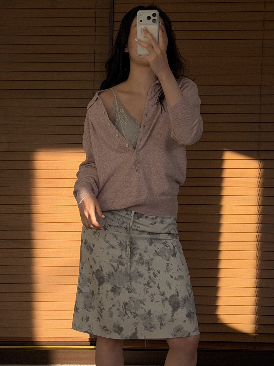 Placket Polo Knit
