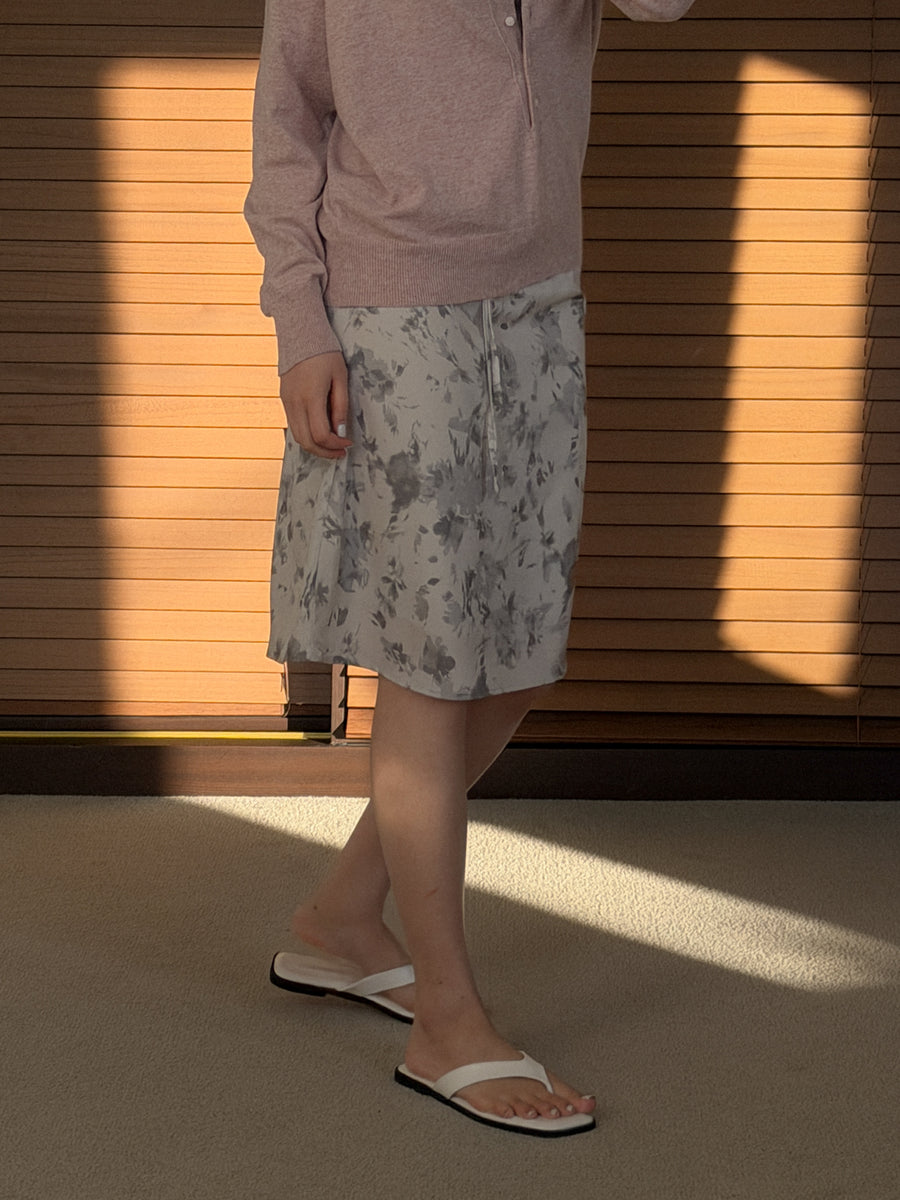 Watercolour Floral Skirt