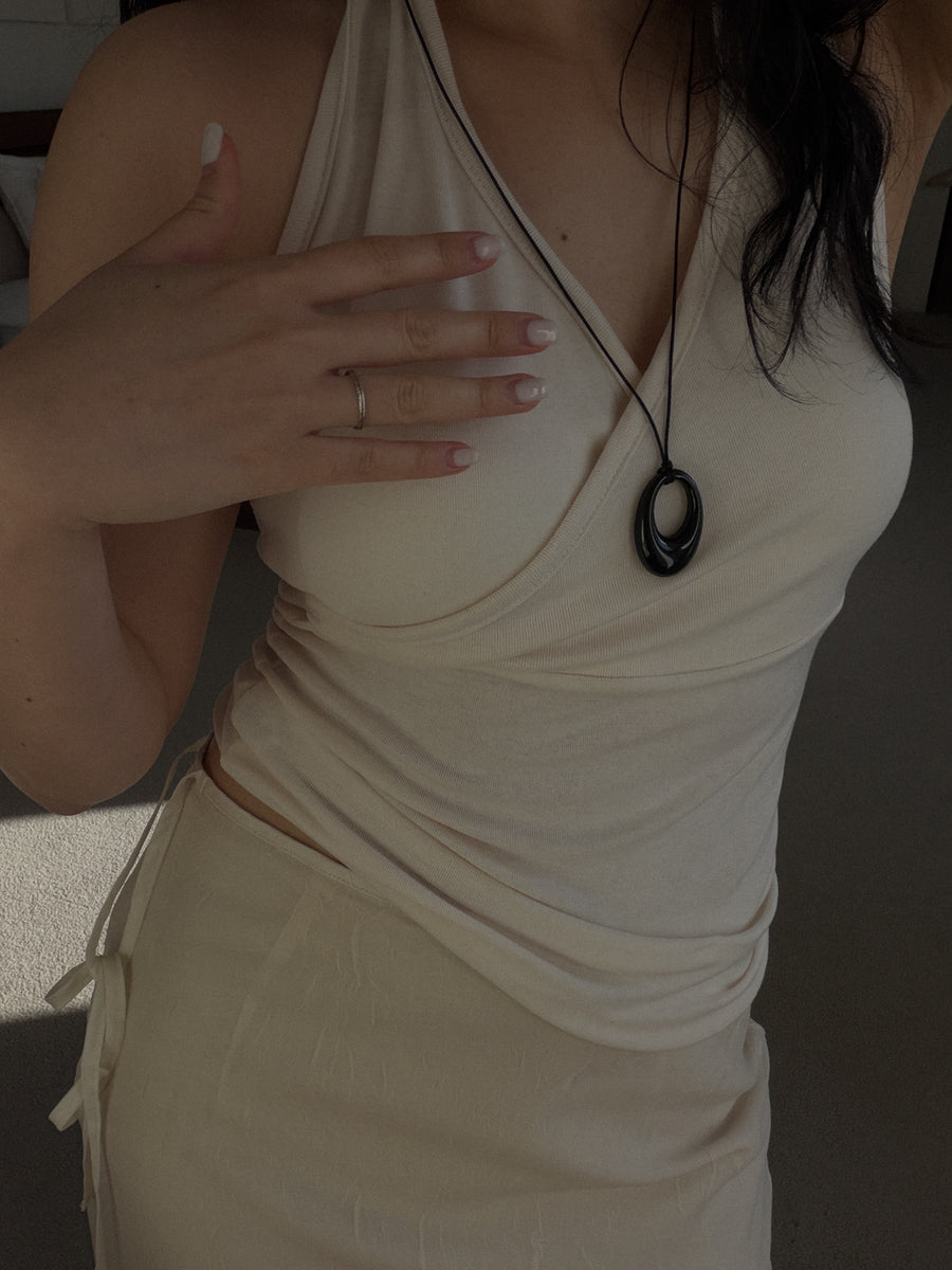 Soft Wrap Halter Top