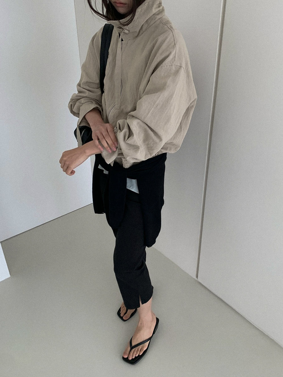 Crinkle Collar Jacket