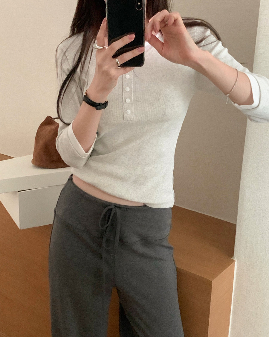 Layered Henley Tee