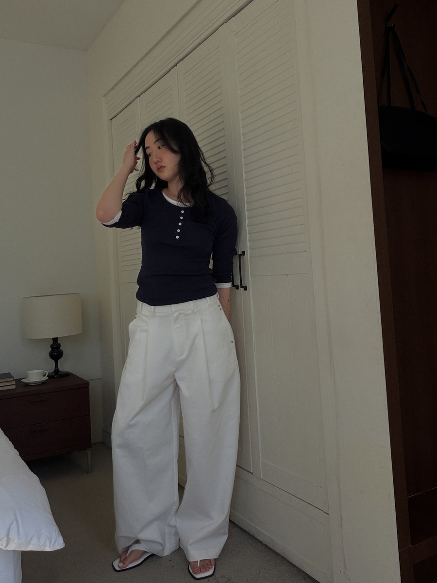 Clean White Slacks