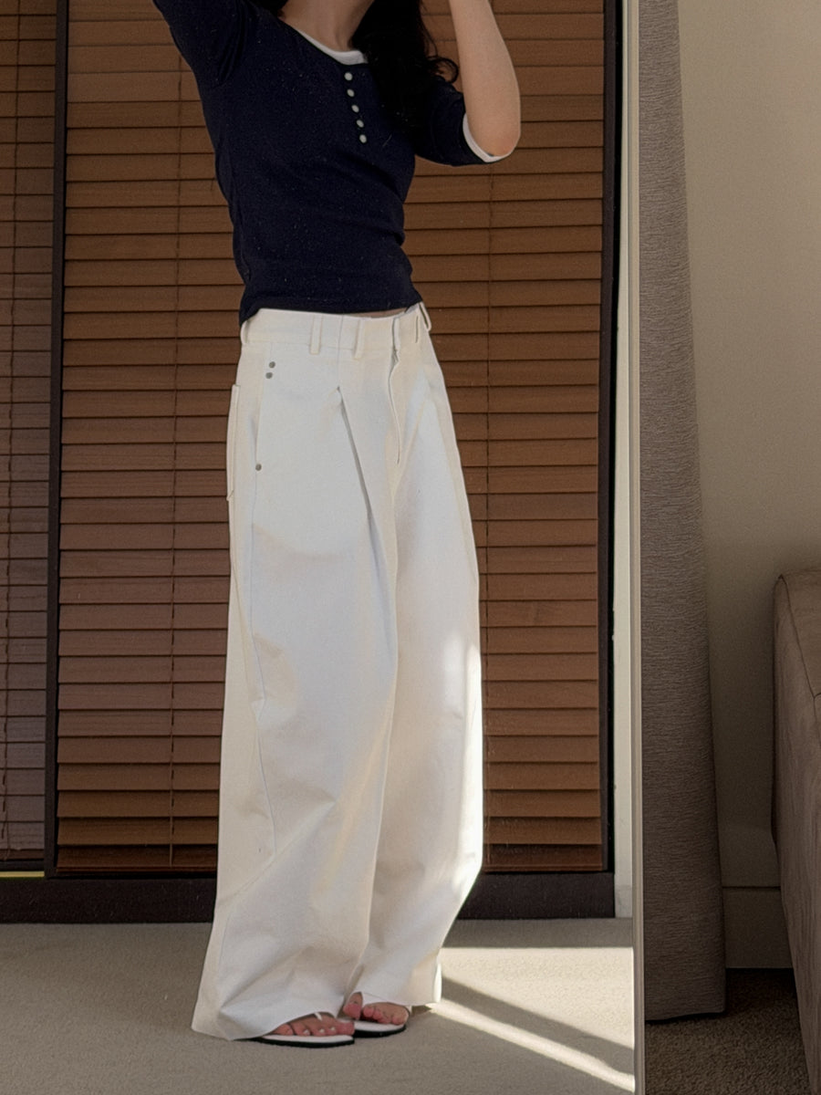 Clean White Slacks