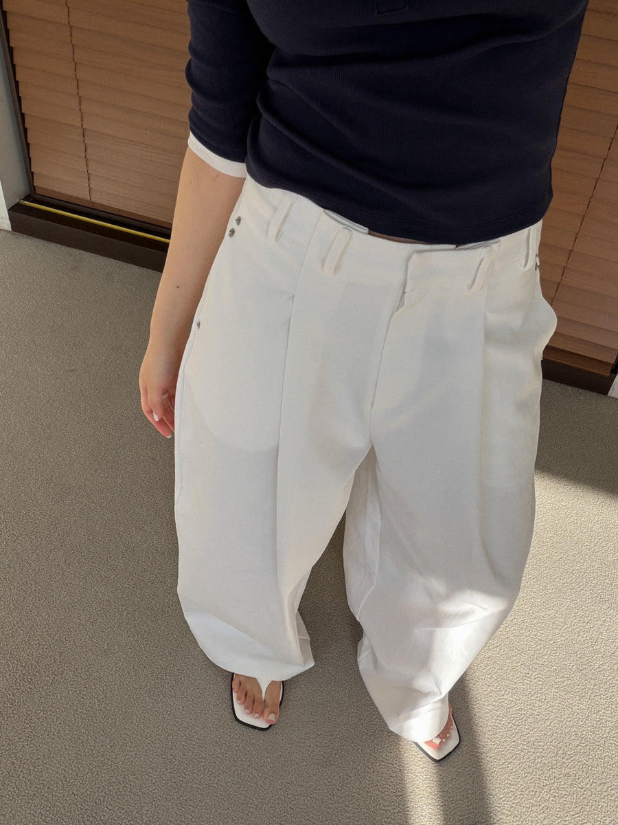 Clean White Slacks