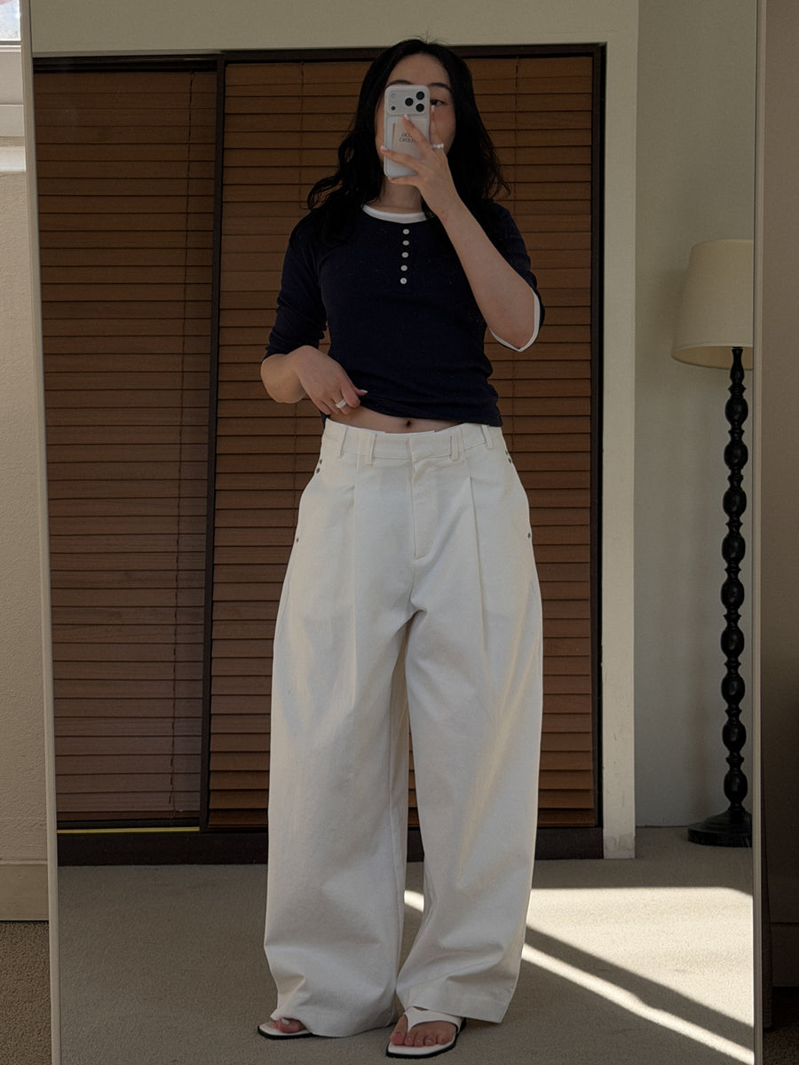Clean White Slacks