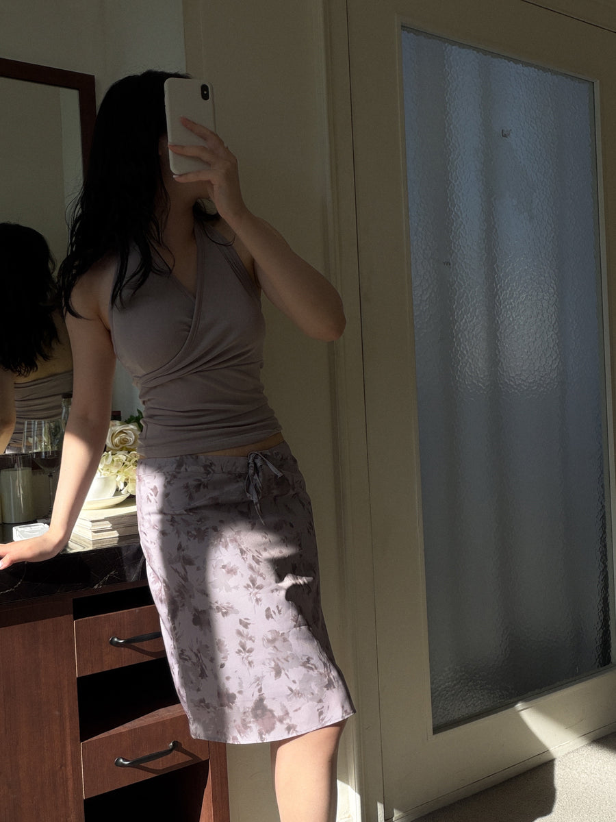 Watercolour Floral Skirt