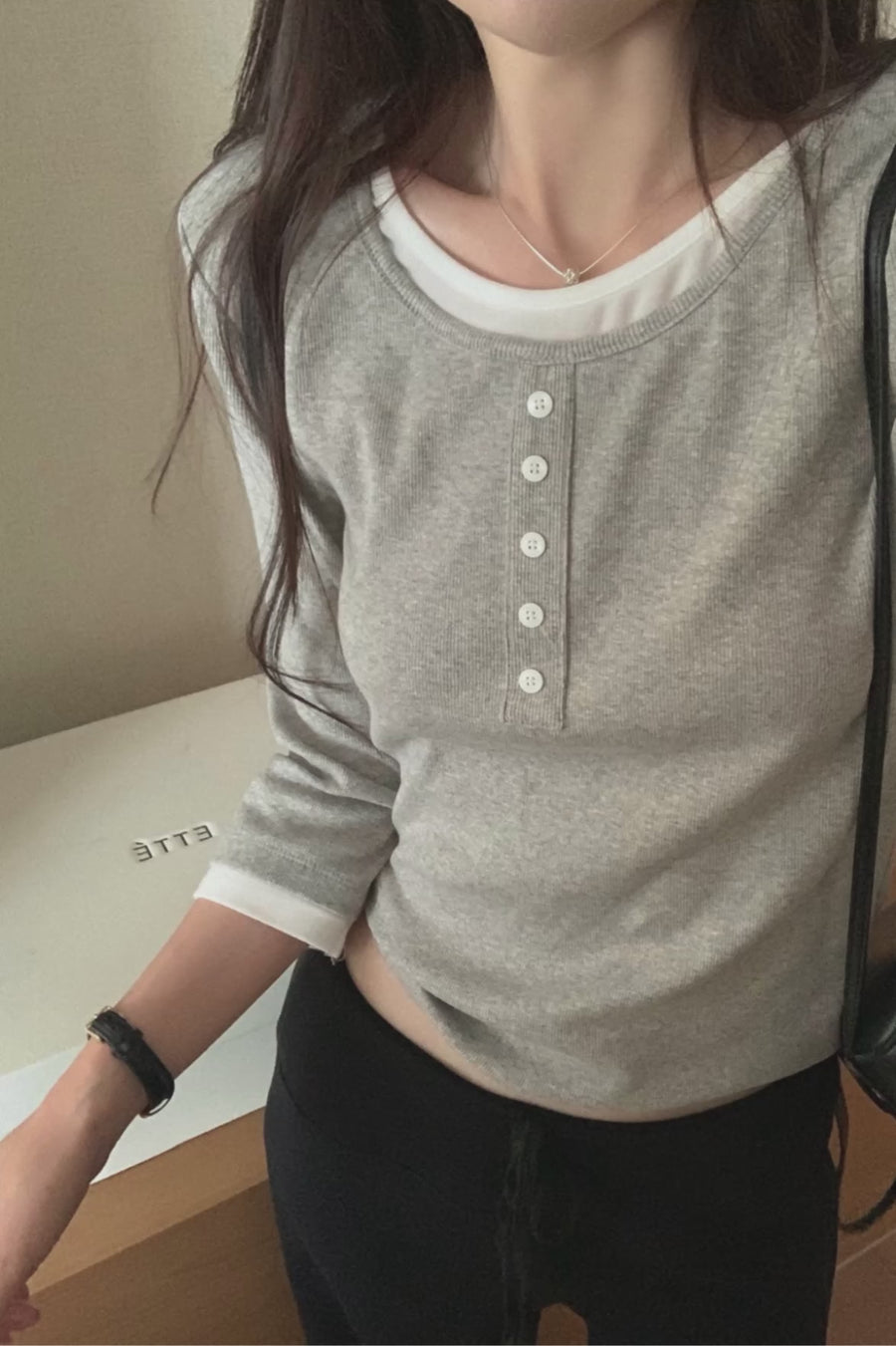 Layered Henley Tee